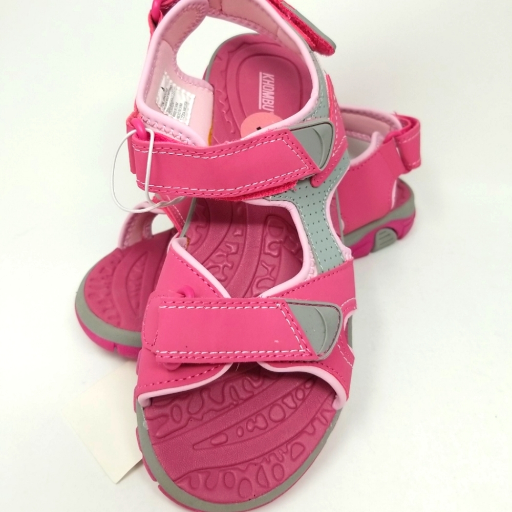 Khombu- Lilly Adjustable Strap Girls Sz. 4 Sandal NWT